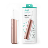 quip Cordless Water Flosser - Rechargeable Water Flosser for Teeth & Gums - 2 Modes, Custom Jet Flow - Oral Irrigator with 360 Degree Rotating Tip - Portable Water Dental Cleaner - Copper Metal