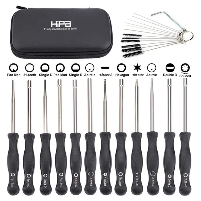 HIPA Pack-of-12 Carburetor Adjustment Tool Carburator Adjusting Kit for 2-Cycle Small Engine for Poulan Husqvarna STHIL ECHO Trimmer Weedeater Chainsaw