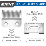 Blades for Wahl Precision Replacement Blades Compatible with Wahl MC3 Replacement Blades,2 Hole Clipper Blade Compatible with Wahl Clipper Blades Replacement,with 2 Pairs Screws.