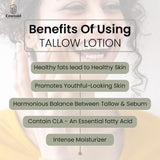 Practicality Vanilla Smoke Tallow Lotion | Grass Fed Beef Tallow for Skin | All Skin Types | 8.0 Fl Oz | 1 Pc