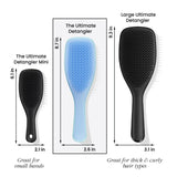 Tangle Teezer The Ultimate Detangling Brush, Dry and Wet Hair Brush Detangler for All Hair Types, Denim Blues