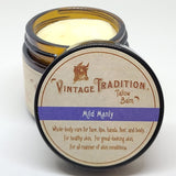 Vintage Tradition Beef Tallow All Purpose Balm – Healing, Hydrating Men’s Skin Care Salve Replaces Body Lotion, Hand Cream, More – Essential Oil, Olive Oil, and Grass-Fed Tallow, 2 fl. oz.