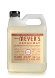 Mrs. Meyer's Liquid Hand Soap New Everyday 6 Scent Variety Pack Refills, 1 Rainwater, 1 Oat Blossom, 1 Plumberry, 1 basil, 1 lavender, 1 Lemon Verbena, 1 CT