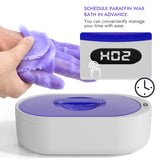 Paraffin Wax Machine for Hands and Feet - Small Hand Wax Paraffin Machine 2000ml With 3 packs of Paraffin Wax Digital Display Screen for Paraffin SPA