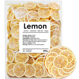 Dehydrated Dry Lemon For Cocktails, Dried Lemon 17.6oz/500g, 100% Natural & No Additives, No Sugar Added (17.6 oz)