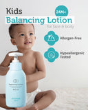 GOONGBE Kids Balancing Lotion - Korean Kids Body Moisturizer Lotion with Rice & Ceramide - Hydrating, Refreshing & Instant Skin Relief - Non Sticky Hypoallergenic Formula, 8.5 fl.oz.