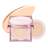 CLIO Kill Cover Mesh Glow Cushion Foundation ([Refill Included] 15g*2, 23N GINGER), Glass Skin, Long-Lasting, Lightweight, Buildable Coverage, Glowy Skin Makeup