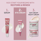 No7 Restore & Renew Multi Action Eye Cream - Skin Renewing Under Eye Cream for Puffiness and Dark Circles - Eye Moisturizing Brightening Cream for Anti Wrinkles + Skin Firming (15ml)