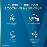 Vaseline Intensive Care Body Lotion Aloe Soothing Hydration 4 Ct for Dry Skin with Ultra-Hydrating Lipids + 1% Aloe Vera Extract 20.3 oz