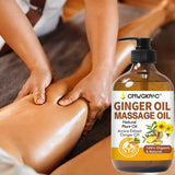 2 Pack Ginger Oil Lymphatic Drainage Massage,Belly Drainage Ginger Oil-Warming Tired Sore Muscle Ginger Massage Oils With Natural Arnica Extract,Grapeseed Oil,Vitamin E Massage Oil for Massage Therapy