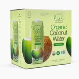 Real Coco Organic Pressed Coconut Water (6-Pack 1L), USDA Organic, No Sugar Added, Essential Electrolytes, Plant Based, NON GMO, Dairy & Soy Free