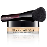 Kevyn Aucoin Foundation Balm, FB 02 (Light) shade + brush: Light diffusing. Full coverage, buildable, blends, blurs, corrects, evens out complexion, and hydrates. All skin types. Makeup artist go to.