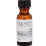 Perfect Formula Clear Gel Coat - Nail Strengthener, Keratin Nail Treatment, Clear Nail Polish - Nail Strengthener for Damaged Nails - Made In The USA .60 fl oz.