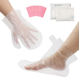 Segbeauty Paraffin Wax Liners, 200pcs Larger and Thicker Plastic Hand and Foot Bags, Plastic Paraffin Bath Mitt Glove and Sock Liners Paraffin Wax Mitts for Wax Treat-Ment Paraffin Machine