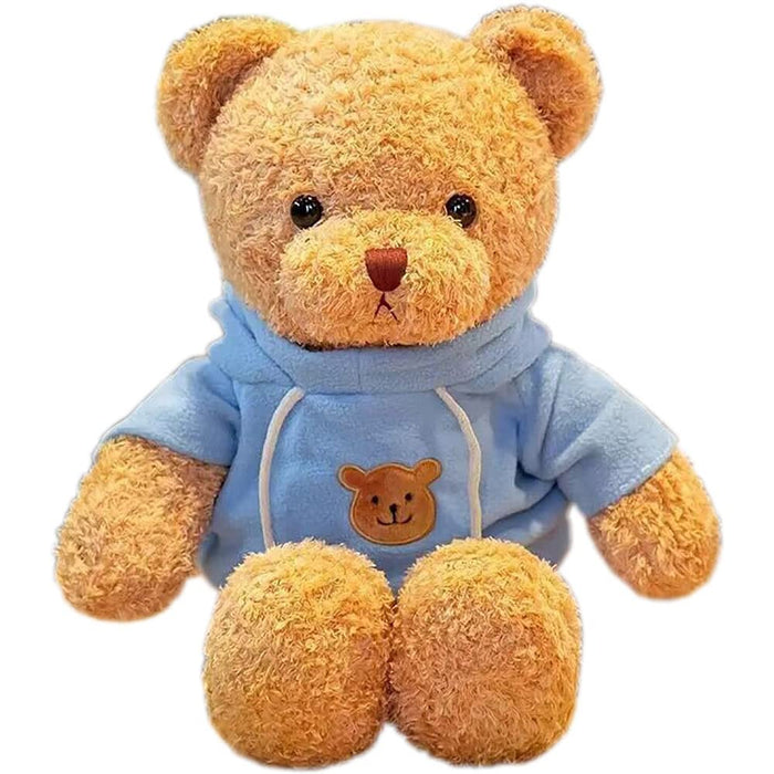 YUKOUQIAN Teddy Bear Stuffed Animal Cute Teddy Bears Plush Toy 11.8 inch for Girls Boys Christmas Valentine's Day (Blue Bear)