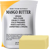 Mango Butter 1 lb — by Mary Tylor Naturals — Cold Pressed, Unrefined,Raw Pure Mango Butter — Skin Nourishment, Moisturizing for Hair, Skin