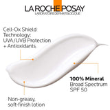 La Roche-Posay Anthelios Mineral Sunscreen SPF 50 Gentle Lotion | Broad Spectrum SPF + Antioxidants | Face & Body Sunscreen | Titanium Dioxide & Zinc Oxide Sunscreen | Oxybenzone Free | Oil Free