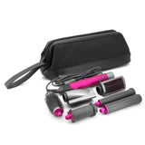 Buwico Airwrap Travel Case for Dyson/Shark Flexstyle, Travel Pouch for Dyson Airwrap/Shark Flexstyle Complete Styler and Attachments, Travel Bag for Dyson/Shark Hair Dryer (Black Patent Pending)