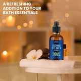 Breathe Shower Steamer Spray 2 fl oz - Aromatherapy Mist from Natural Essential Oil Blend - Peppermint, Eucalyptus Shower Steamer Spray - Spa at Home from Fresh Steam Shower Spray - Nexon Botanics