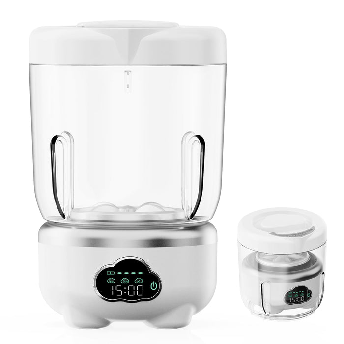 Mini Underwear Washing Machine, Portable Washing Machine, Upgrade 1.6L Foldable Mini Washer with 3 Modes, Rechargeable Laundry Machine for Socks, Bikinis,Baby Clothes, Travel, RV, Apartment