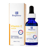 Bioglossy Vitamin C Serum 20%, Professional Vitamin C Face Serum Anti Aging Skin Care for Women 30 ml / 1 Fl oz