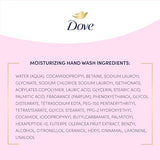 Dove Prebiotic Boost Hand Wash Dryness Remedy 4 Count for Lasting Softness, with Acai & Peptides, 12 oz