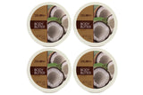 DELON Intense Moisturizing Body Butter, 6.9 Oz (4-Pack) (Coconut)