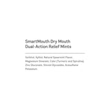 SmartMouth Dry Mouth Dual-Action Mints - Sugar-Free Breath Mints - 50 Count, 8 Pack, Mellow Mint