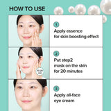 JMsolution Marine Luminous Pearl Deep Moisture 3 Step Skin Care Face Mask - Korean Skincare - boosting Brightening Moisturizing-10 Sheets for Dry Skin