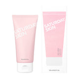 Saturday Skin Face Cleanser Hydrating Foam Cleanser Natural ingredients Anti-aging | Makeup Remover and Face Wash | Fragrance Free Ideal for Sensitive, Dry Skin Korean Skincare