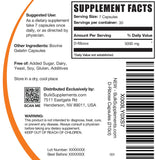 BULKSUPPLEMENTS.COM D-Ribose Capsules - Dietary Supplement for Energy, D-Ribose Pills - Unflavored - 5000mg per Serving - 30-Day Supply (210 Capsules)