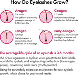 TOPLASH Eyelash Growth Serum for Longer, Thicker, Fuller Brows & Lash 0.1 fl.oz.