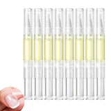 Radiant Nail Growth Oil, Radiant Nail Growth Oil Pen, Nail Strengthener, Cuticle Oil for Nails, for Moisturize Strengthen Brighten Nails Care (8 Pcs)