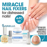 Barielle Miracle Nail Fixers Collection: 4-PC Nail Strengthening, Cuticle Care & Nail Treatment Collection