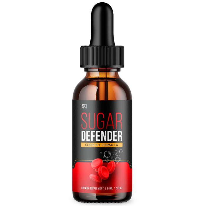 Sugar Defender Drops, Sugar Defender Liquid Supplement 24 Hour Defense Official Formula, Sugar Defender Natural Organic Herbal Blend for Energy Circulation Stability Reviews Health Support (60 ML)