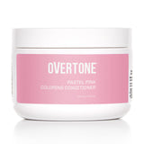 Overtone Haircare Color Depositing Conditioner - 8 oz Semi-permanent Hair Color Conditioner With Shea Butter & Coconut Oil - Pastel Pink Temporary Cruelty-Free Hair Color (Pastel Pink)