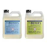 MRS. MEYER'S CLEAN DAY Liquid Hand Soap Variety Pack (Lemon Verbena + Rain Water)