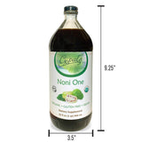 Gopals Noni One 100% Pure Organic Noni Juice - 32oz Glass Bottle (1 qt) Gluten-Free & Vegan Superfruit Liquid 30,000mg of Noni Juice Per Serving, Vitamin and Antioxidant Rich