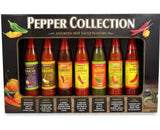 Dat'l Do It Pepper Collection-7 Bottles Assorted Hot Sauces Gift Set