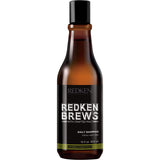 Men's Shampoo by Redken Brews, Daily Shampoo, Lightweight Cleanser For All Hair Types, 10 fl. oz