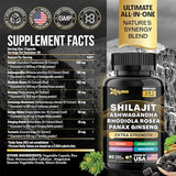 Zoyava Shilajit 8-in-1 and Sea Moss 16-in-1 Supplement Bundle