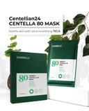 CENTELLIAN 24 Madeca Mask (Extra Moisturizing, 20pc) - Face Sheet Mask, Ultra Hydrating & Soothing for Dry, Sensitive Skin. Korean Skin Care by Dongkook. Centella Asiatica, TECA, EGF.