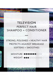 R+Co Television Perfect Hair Shampoo & Conditioner Set | Body + Shine + Smoothing for All Hair Types | Vegan + Cruelty-Free | Set of 2 (1L)