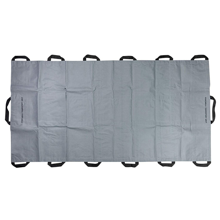 LINE2 Design Portable Patient Transport Unit - Lightweight EMS Stretcher with 14 Handles, Supports up to 1500 lbs.