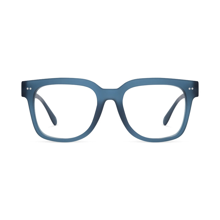 LOOK OPTIC Laurel Reader - Stylish Unisex Ultra-lightweight Reading Glasses with Scratch-Resistant, Prescription-Quality (Full Magnification - Not Progressives) (2.00, Navy)