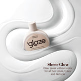 glaze Sheer Glow Transparent Clear Conditioning Super Gloss 6.4 fl.oz (2-3 Hair Treatments) Award Winning Hair Gloss Treatment. No mix, no mess hair mask - guaranteed results in 10 minutes