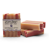 Indigo Wild Zum Bar Goat's Milk Soap - Mother's Day Gift - Sandalwood-Citrus - 3 oz (3 Pack)