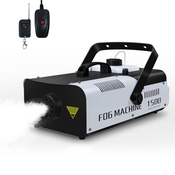 Telbum Fog Machine 1500 Watt and 20000 CFM Fog with with 2 Sets of Controllers, Professional Smoke Machine for DJ Stage Halloween Party Wedding Christmas