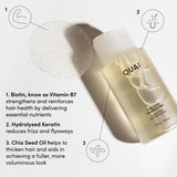 OUAI Fine Shampoo and Conditioner Set - Sulfate Free Shampoo and Conditioner for Fine Hair - Made with Keratin, Marshmallow Root, Shea Butter & Avocado Oil - Free of Parabens & Phthalates (10 Fl Oz)