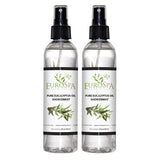 EuroSpa Aromatics Pure Eucalyptus Oil ShowerMist and Steam Room Spray, All-Natural Premium Aromatherapy Essential Oils - Pure Eucalyptus, 8oz, 2 Pack